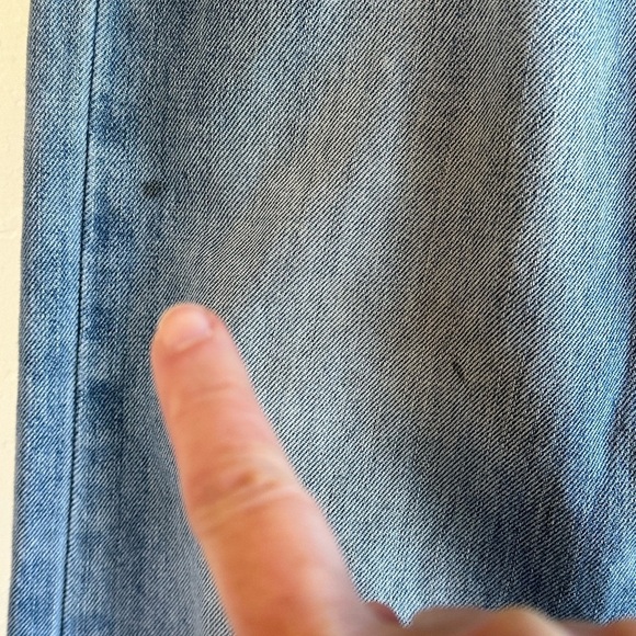 Levi’s 505 Classic Blue Medium Wash Straight Leg Denim Jeans Sz 33x30 - Picture 5 of 15